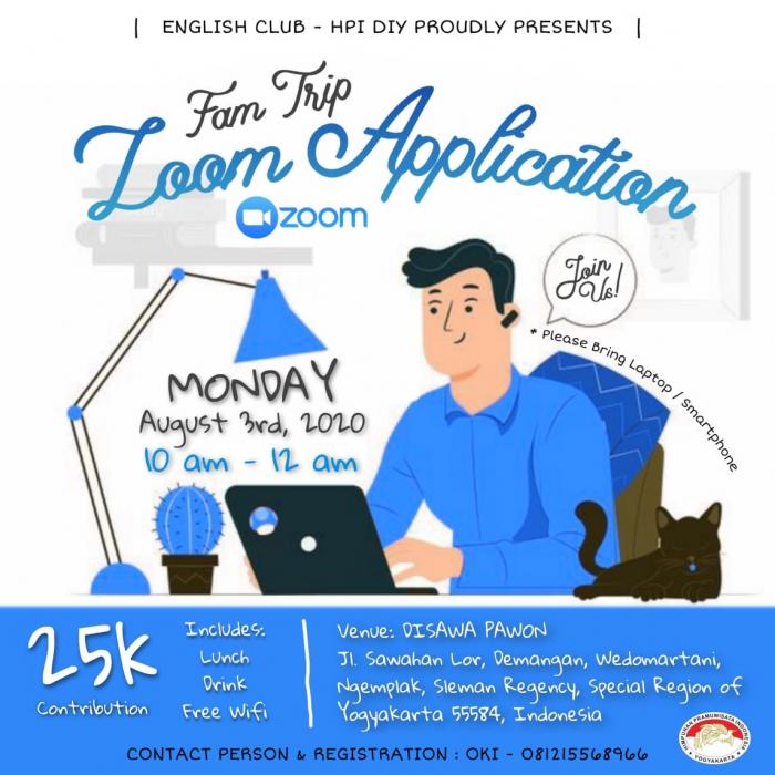 Flyer Pelatihan Aplikasi Zoom